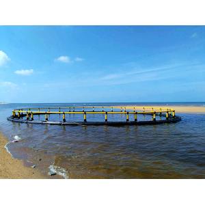 HDPE Circular Fish Cage 10m-50m Diameter with PE Knotless Net