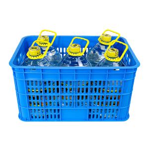 Wholesale Food Grade Plastic Stackable Basket Mesh Crate for Vegetable Storage Vented Turnover from china suppliers