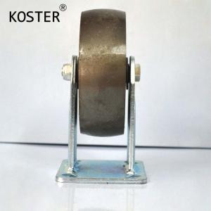 4 5 6 8 Inch Heavy Duty Cast Iron Castor Wheels for Industrial Material Handling