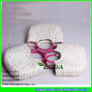 Wholesale LUDA 2016 hot sale natural corn husk tote handbag bohemain style straw beach bag from china suppliers