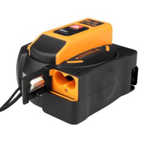2 In 1 Laser Distance Meter Tape 16Ft USB Rechargeable With LCD Display