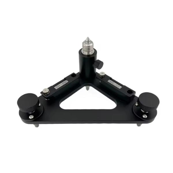 High Accurate Tribrach With 5/8 Inch Thread Mount OR With Leca Swiss Type Spigot Mount Dual Tube Bubble Level
