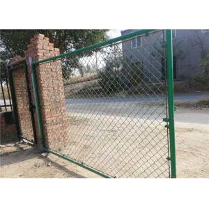 Low Carbon Wire Pvc Coated Chain Link Mesh Use As Guardrail 6 M Long 3.8m High