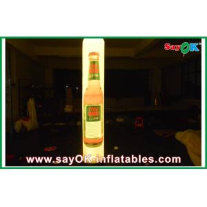 Green / Yellow Inflatable Lighting Decoration With Logo Printing