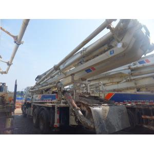 Cylinder Type Structure 2009 Zoomlion 37m Used Concrete Pump Truck 2.6mm