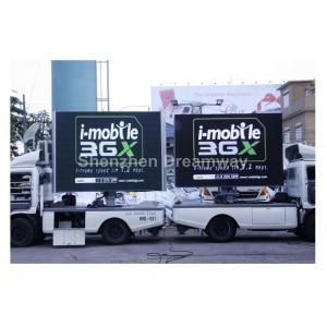 Epistar P16 RGB Truck Mobile LED Display MBI5024 IC With 7500 nits Luminance