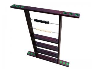 Wholesale Billiard Cue Rack Wall Mount , 6 Pool Cue Wall Holder Wall Rack With Clips from china suppliers