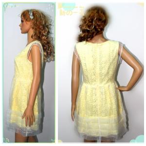 Round neck sleeveless ladies dresses with polyester S M L XL