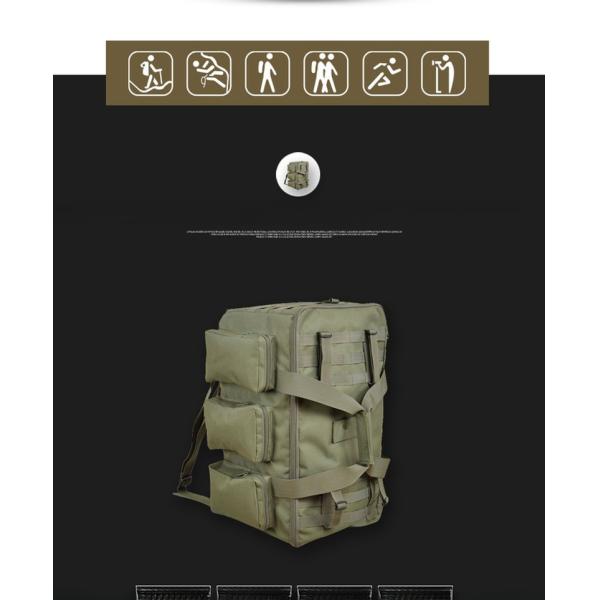 Waterproof Multi-Function Oxford Outdoor Carrying Bag Customized for Adventure Travel