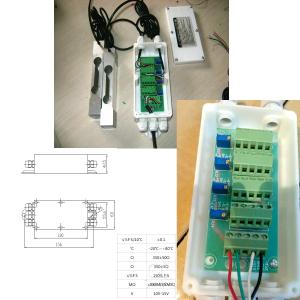 4 Way weighing sensor Load Cell Summing Junction Box Plastic Enclosure for