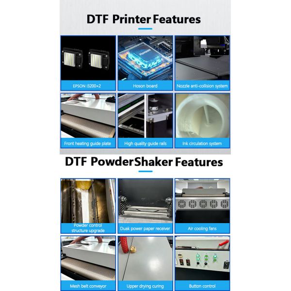Windows 10 Operating System DTF Printer 720X1800 Dpi Printing Accuracy