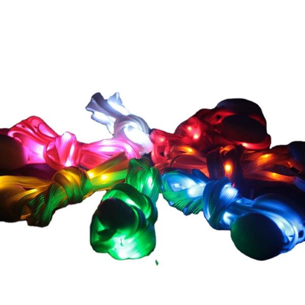 Fashionable luminous led glowing shoelace Casual Woman Shoes Custom custom color