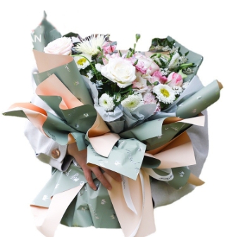 Amani Crown Waterproof Floral Flower Packaging Paper