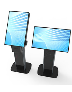 Vertical Horizontal Interactive Information Kiosk , 32" LCD Digital Kiosk Touch