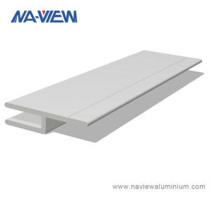 Extruded H Section Aluminium Extrusion Profile Channel