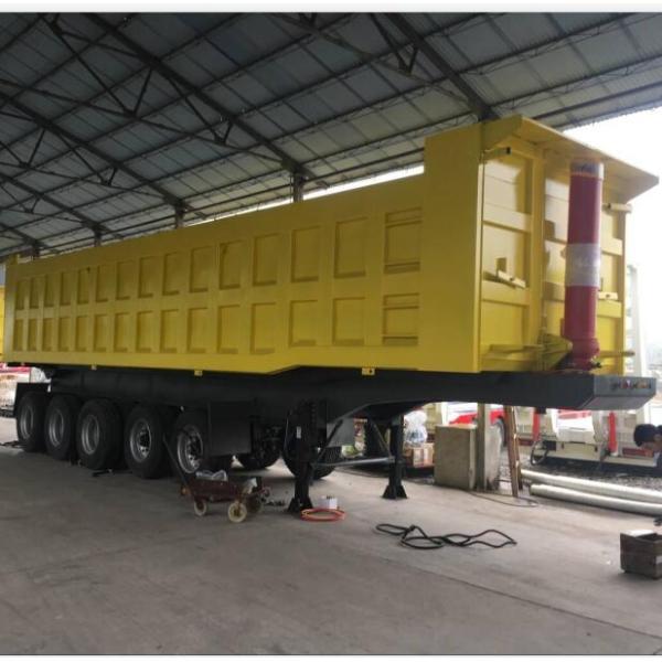 sinotruk 5 axle 70 ton semi dump trailers