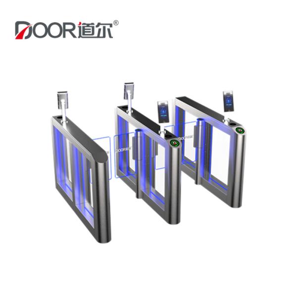 Quality Swing Gate Turnstile Gym Barrier Gate With Face Recognition Terminal System for sale