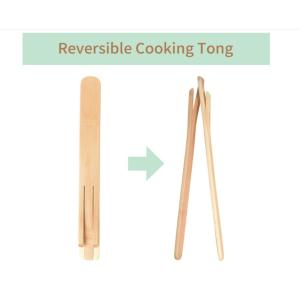 Bamboo Wooden Kitchen Utensil Set 6pcs Heavy Duty Rustresistant