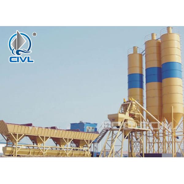 HZS50 model Concrete Batch Mix Plant with mixer JS1000 , power 100KW