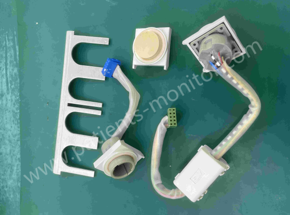 GE Marquette Cardioserv Defibrillator Machine Parts SpO2 ECG Connector Assembly