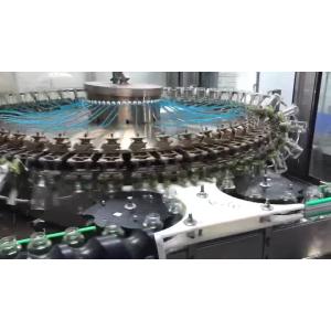 Inside And Outside Rotary Bottle Washer , Glass Bottle Rinsing Equipment
