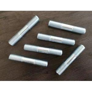 Zinc Plating Steel Double Ended Bolt Electro Galvanized Clamping Type Threaded