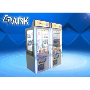 Amusement mini golden key crane machine coin pusher joystick control doll drop