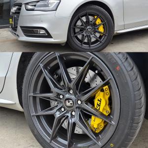 BBK Brake Kit For Audi A4 B8 18 Inch Car Rim Front 6 Piston And Rear 4 Piston
