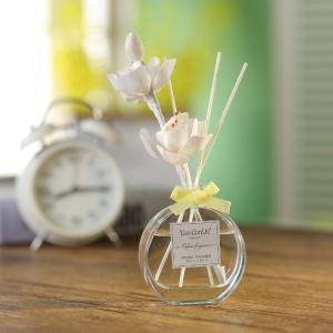 Wholesale Transparent Home Reed Diffuser Round Bottle Simple Style With Gift Box from china suppliers