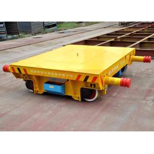 Small platform industrial rail mounted rail coil car with lifting device