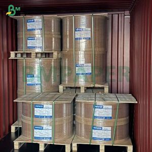 Wholesale High Tear Resistance Machine Glazed Striped Kraft Paper 60-80gsm For Gigt Wrapping from china suppliers