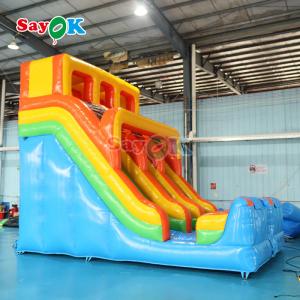 Commercial Grade Water Slide Inflatables Double Slide