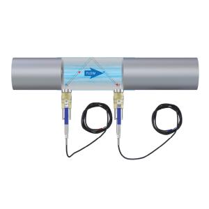 Industrial Carbon Steel Insertion Ultrasonic Flowmeter with 16 Light Tactile