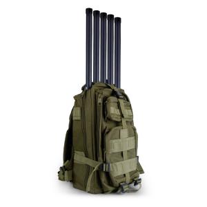 oDM Anti Drone Wifi And Cellular Military RF Jammer Backpacks Unmanned