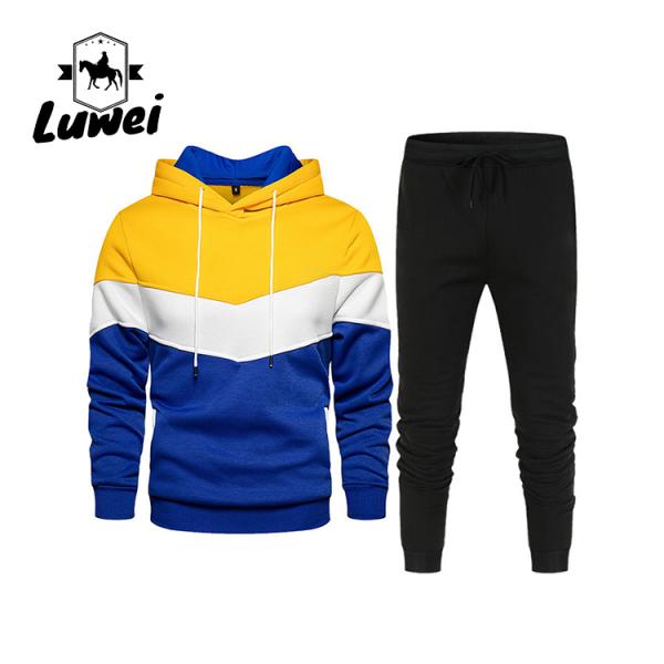 Moletons Heavy Two Piece Set Pullover Sweat-shirt Logo Designer Cotton Men's Hoodies & Sweatshirts Set