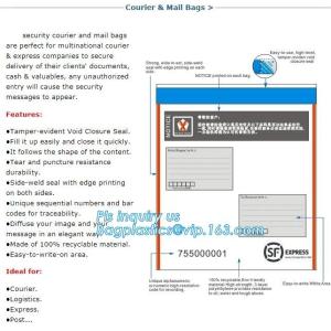 Comppostable, Biodegradable, Eco friendly, Bio-degradable, OXO-bio Cash Security