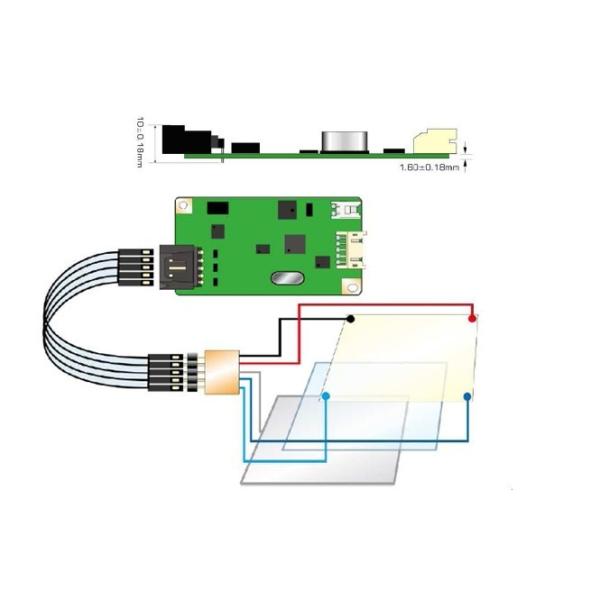 Touch Screen Surface capacitive touch Panel Controller,OEM Available