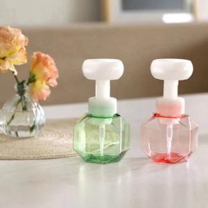 150ML and 300ML Foaming Hand Sanitizer Bottle Flower Stamp Soap Dispenser Flower