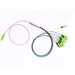 Steel Tube NAP Fiber Optical Splitter G657A1 1x9 FTTR PLC Splitter SC APC