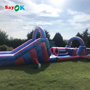 Double Stitched Inflatable Obstacle Course Inflatables Outdoors Giant Inflatable