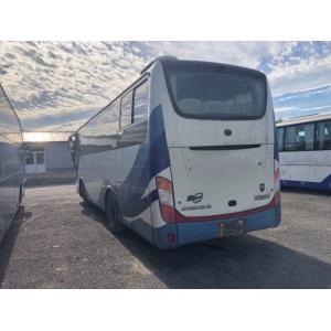 Used Coach Bus ZK6908 38 Seats Left Steering Yuchai Rear Engine Euro III Steel