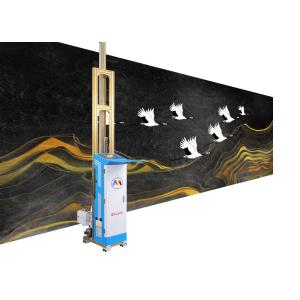 Rail Liftable 3d Wall Printer , Automatic Wall Picture Painting Machine