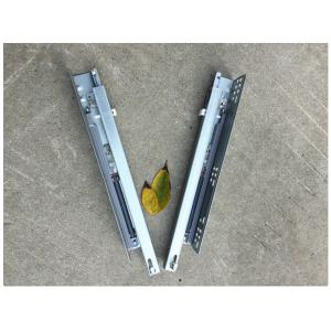 Sgs Test Concealed Undermount Soft Close Drawer Slides Telescopic Galvanized