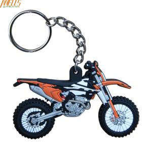 Colorful Rubber Key Ring Complicated Design Silicone Keychain