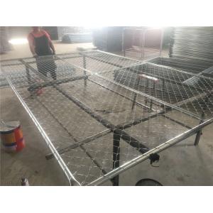 chain link temporary construction fence panels 6FT X 10F Mesh 2 3/8 " x 2 3/8" (