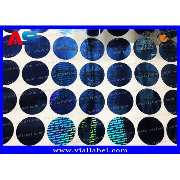 Quality Blue Custom Holographic Stickers With Security Codes And Serial Number for sale