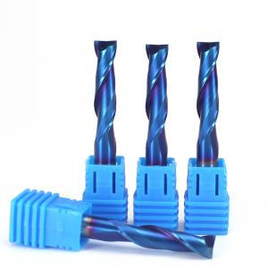 HRC 65 Solid Milling Cutter Double groove Spiral End Milling Cutter CNC