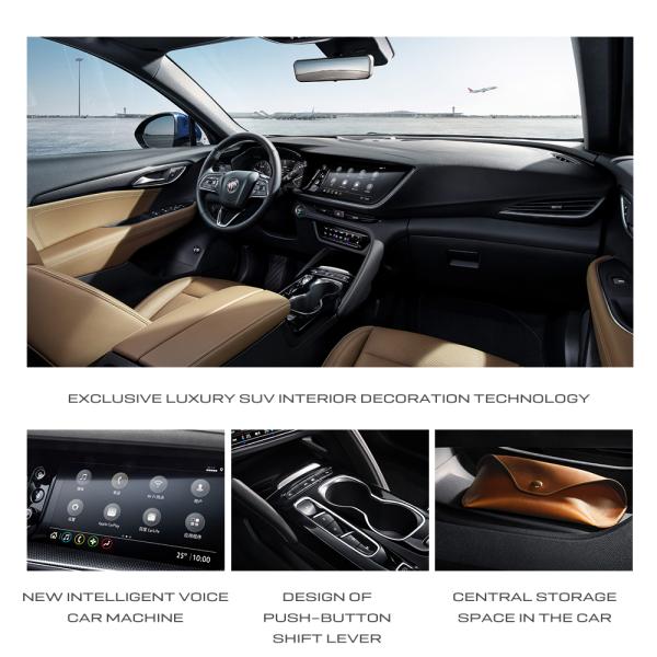 Speed Gas-Powered Buick Envision Luxury SUV 2024 Energy Vehicle with Ample Space and 5-Door 5-Seater Body Structure