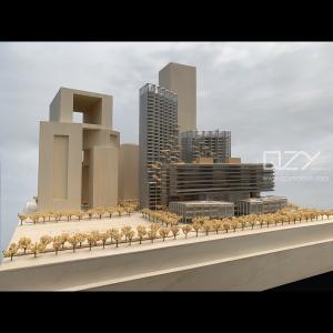 Electronics Headquarters Architecture Mini Models JKP 1/300 White Acrylic