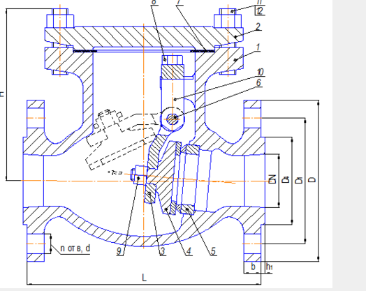 Flanged Welding GOST Lift Type Swing Type Check Valve SS304 SS316 SS201